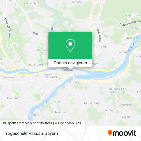 Yogaschule Passau Karte