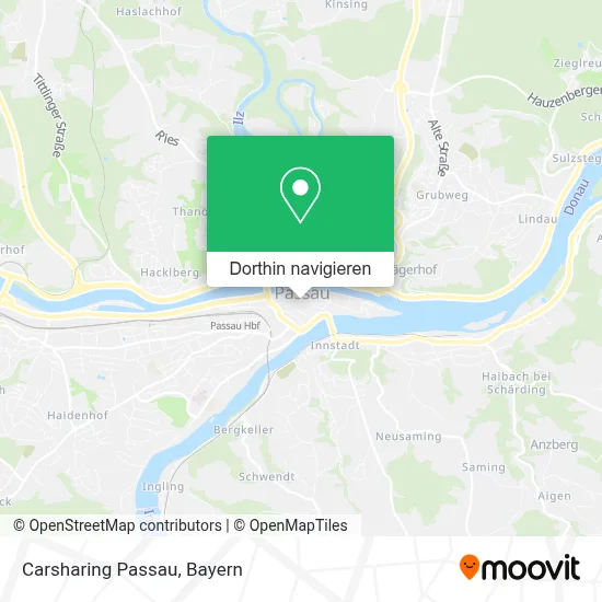 Carsharing Passau Karte