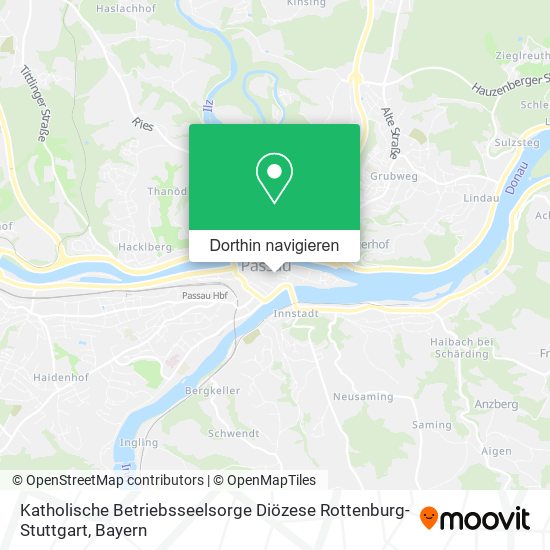 Katholische Betriebsseelsorge Diözese Rottenburg-Stuttgart Karte