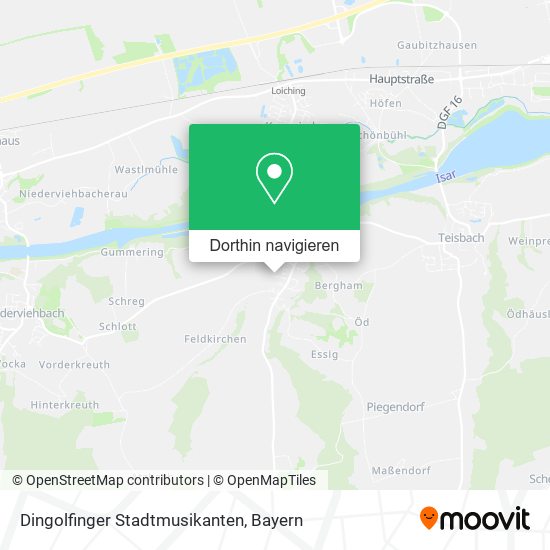 Dingolfinger Stadtmusikanten Karte