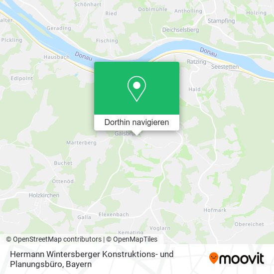 Hermann Wintersberger Konstruktions- und Planungsbüro Karte