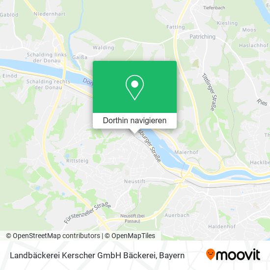 Landbäckerei Kerscher GmbH Bäckerei Karte