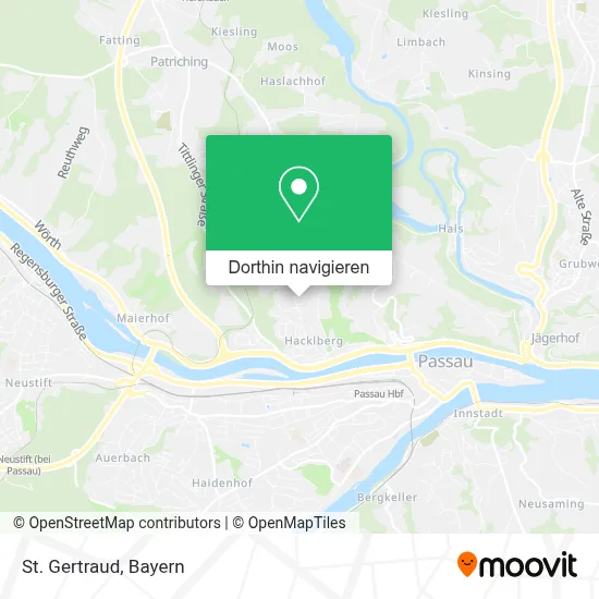 St. Gertraud Karte