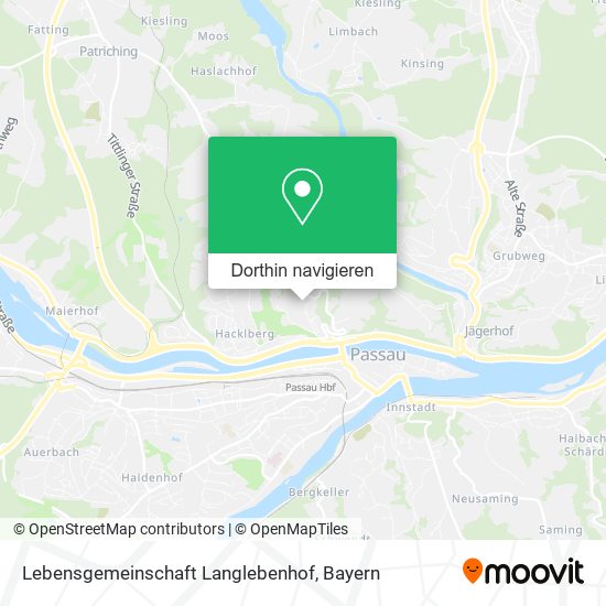 Lebensgemeinschaft Langlebenhof Karte