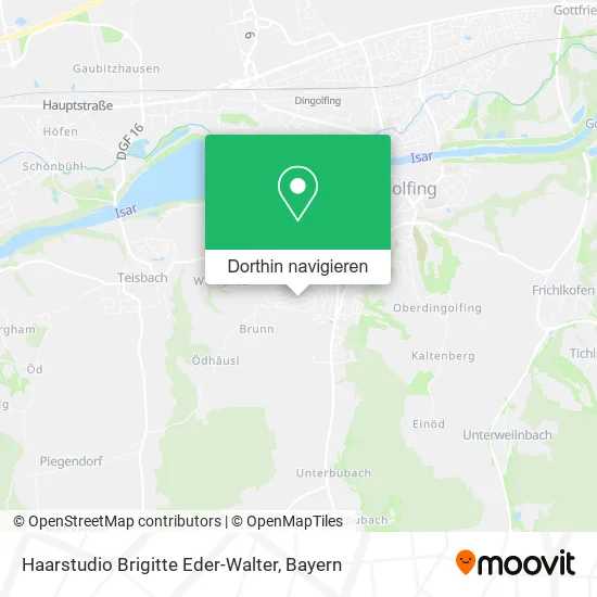 Haarstudio Brigitte Eder-Walter Karte