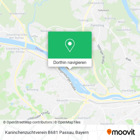 Kaninchenzuchtverein B681 Passau Karte