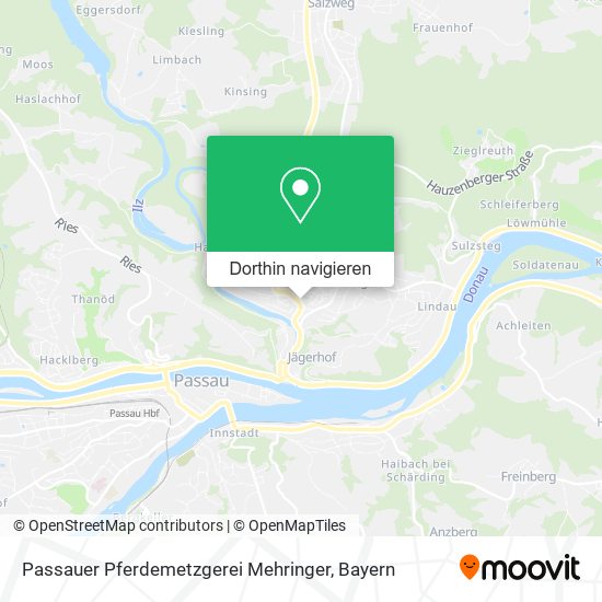 Passauer Pferdemetzgerei Mehringer Karte
