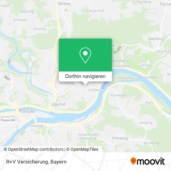 R+V Versicherung Karte