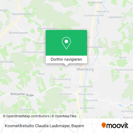 Kosmetikstudio Claudia Laubmayer Karte