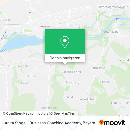 Anita Stogel - Business Coaching Academy Karte