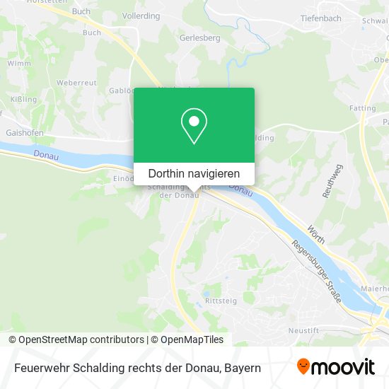 Feuerwehr Schalding rechts der Donau Karte