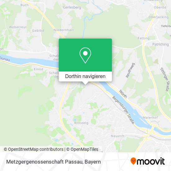 Metzgergenossenschaft Passau Karte