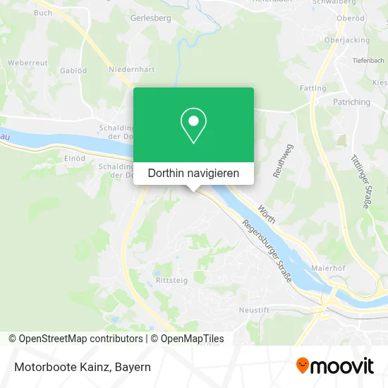 Motorboote Kainz Karte