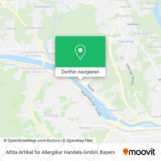 Alfda Artikel für Allergiker Handels-GmbH Karte