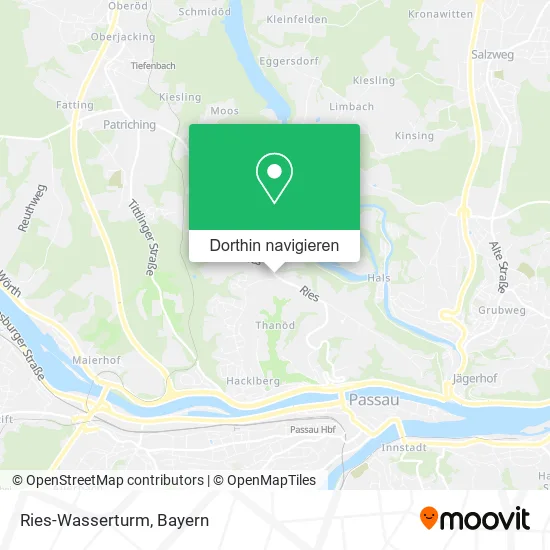 Ries-Wasserturm Karte