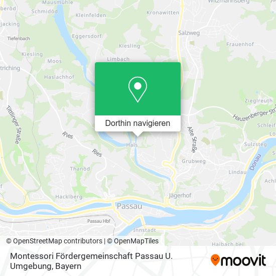 Montessori Fördergemeinschaft Passau U. Umgebung Karte