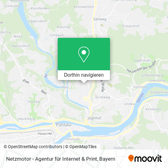Netzmotor - Agentur für Internet & Print Karte