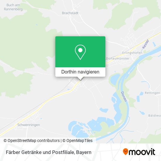 Färber Getränke und Postfiliale Karte