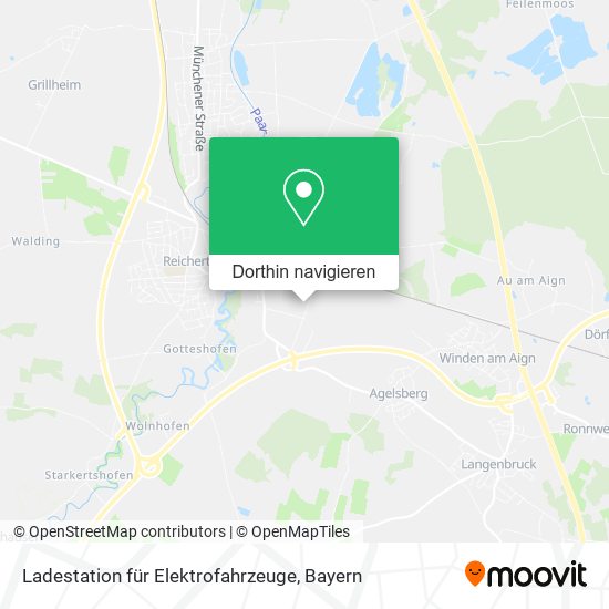 Ladestation für Elektrofahrzeuge Karte