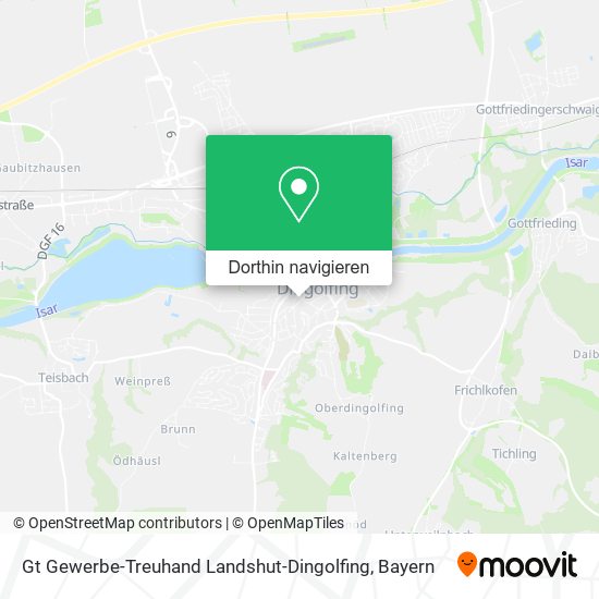 Gt Gewerbe-Treuhand Landshut-Dingolfing Karte