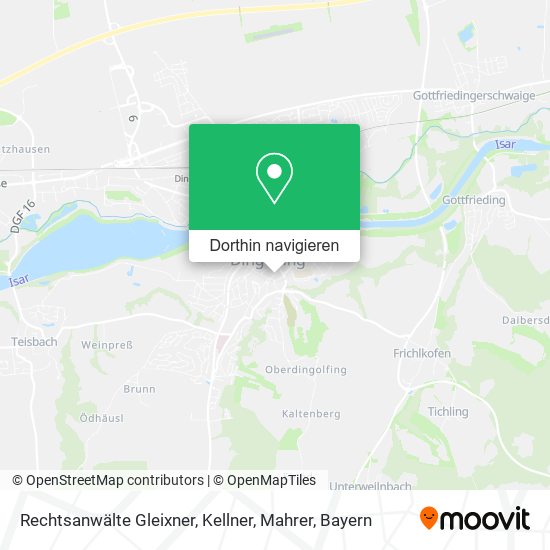 Rechtsanwälte Gleixner, Kellner, Mahrer Karte
