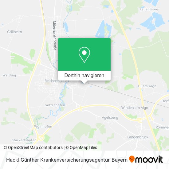 Hackl Günther Krankenversicherungsagentur Karte