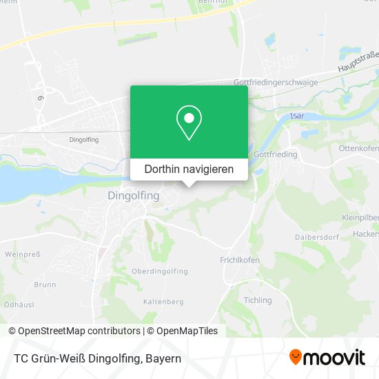 TC Grün-Weiß Dingolfing Karte