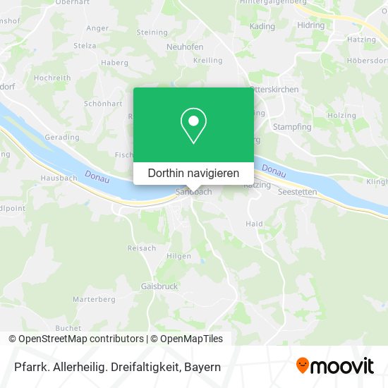 Pfarrk. Allerheilig. Dreifaltigkeit Karte