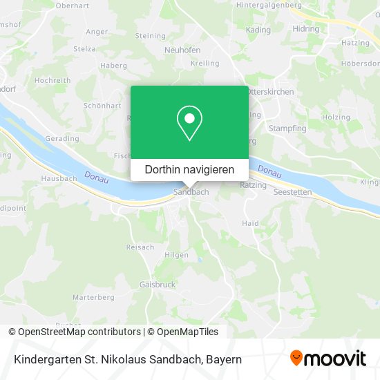 Kindergarten St. Nikolaus Sandbach Karte
