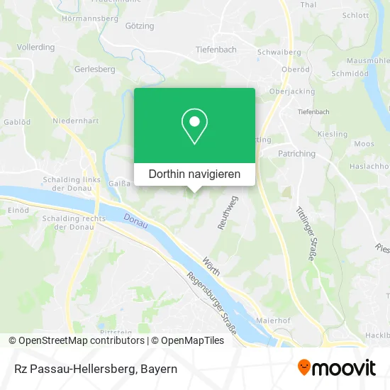 Rz Passau-Hellersberg Karte