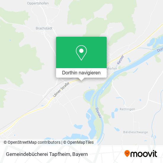 Gemeindebücherei Tapfheim Karte