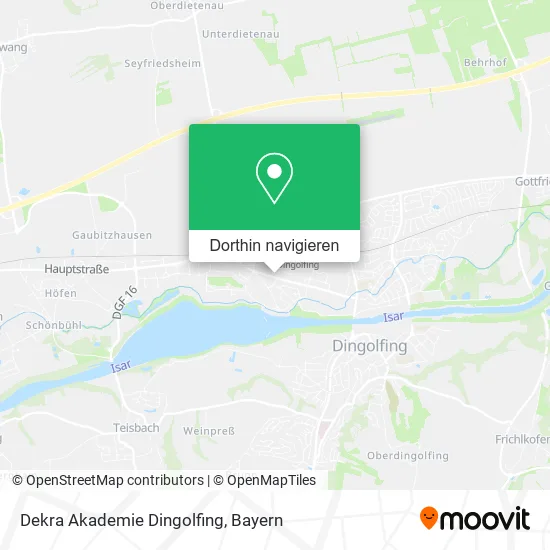 Dekra Akademie Dingolfing Karte