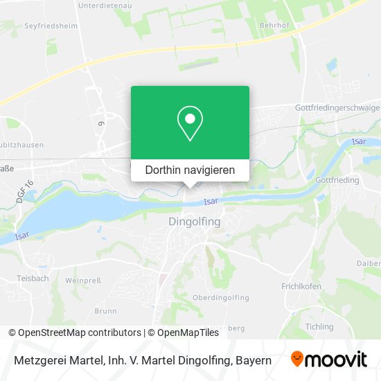 Metzgerei Martel, Inh. V. Martel Dingolfing Karte