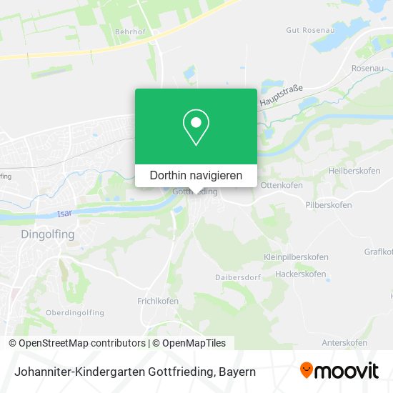 Johanniter-Kindergarten Gottfrieding Karte