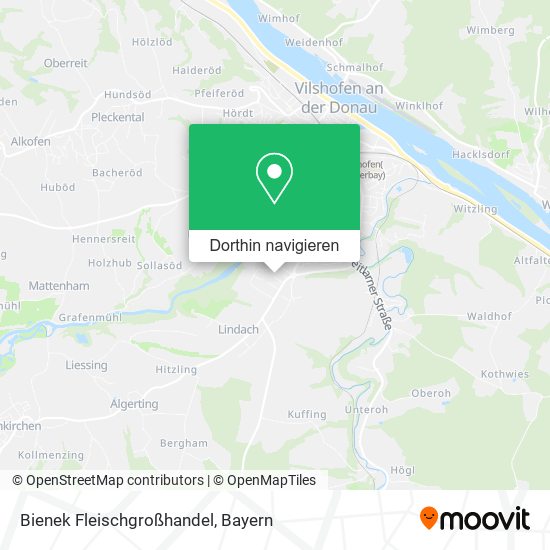 Bienek Fleischgroßhandel Karte
