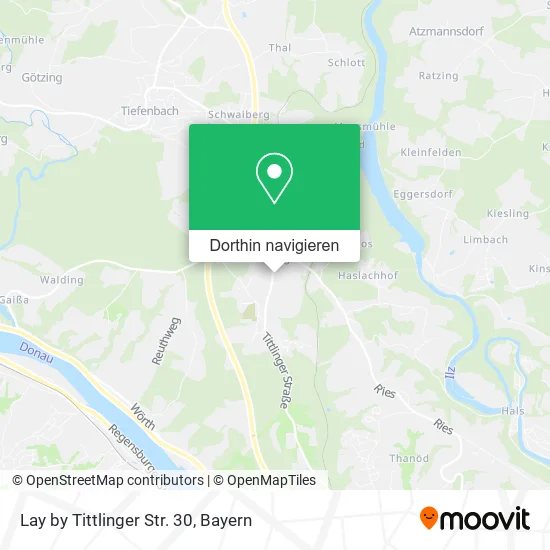 Lay by Tittlinger Str. 30 Karte