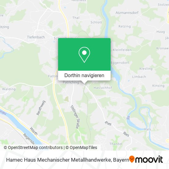Hamec Haus Mechanischer Metallhandwerke Karte