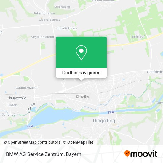 BMW AG Service Zentrum Karte