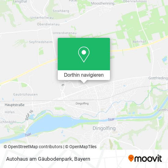 Autohaus am Gäubodenpark Karte
