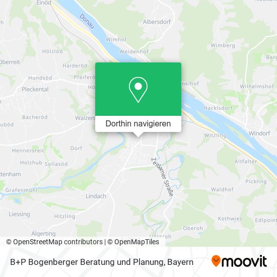 B+P Bogenberger Beratung und Planung Karte