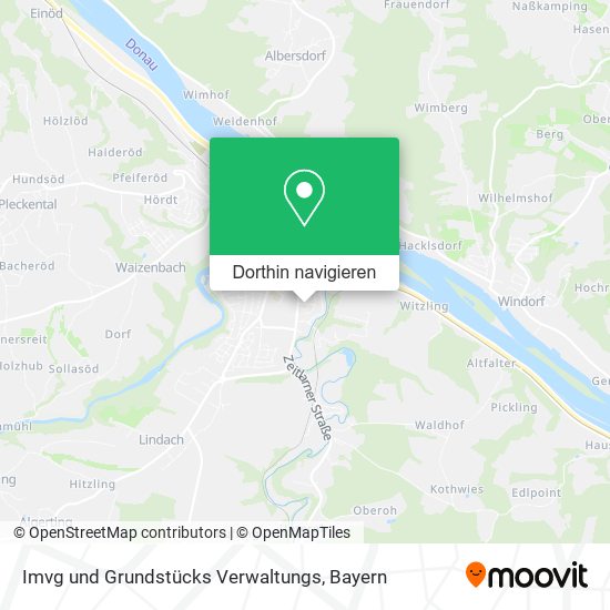 Imvg und Grundstücks Verwaltungs Karte