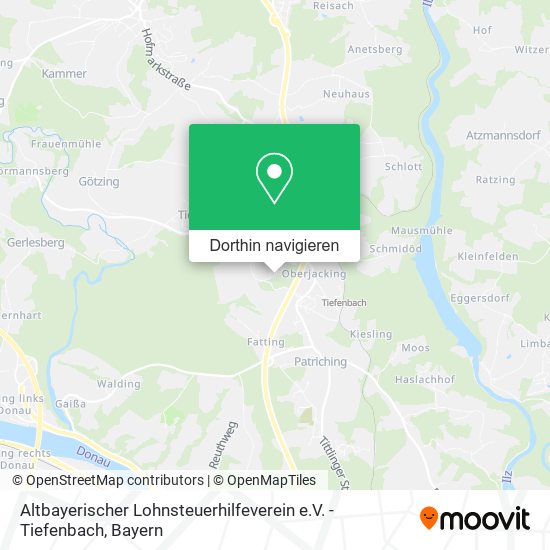 Altbayerischer Lohnsteuerhilfeverein e.V. - Tiefenbach Karte