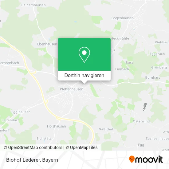 Biohof Lederer Karte