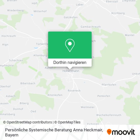 Persönliche Systemische Beratung Anna Heckmair Karte