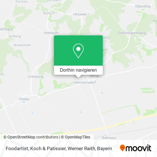 Foodartist, Koch & Patissier, Werner Raith Karte