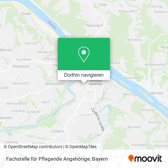 Fachstelle für Pflegende Angehörige Karte