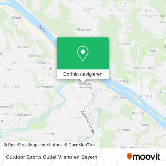 Outdoor Sports Outlet Vilshofen Karte