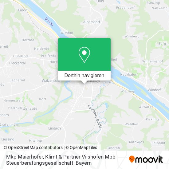 Mkp Maierhofer, Klimt & Partner Vilshofen Mbb Steuerberatungsgesellschaft Karte