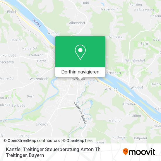 Kanzlei Treitinger Steuerberatung Anton Th. Treitinger Karte