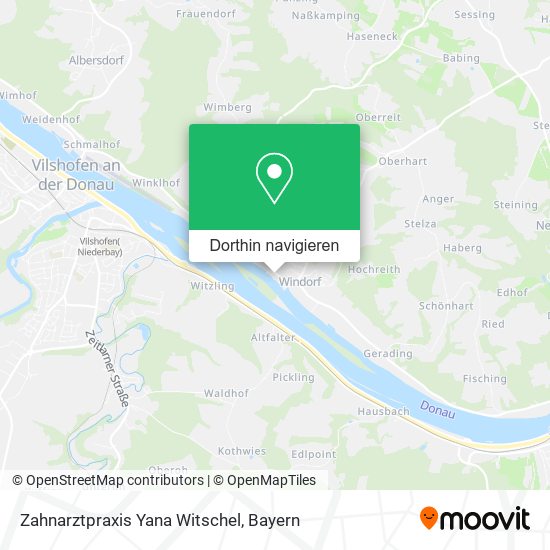 Zahnarztpraxis Yana Witschel Karte